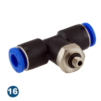 Tee inschroefkoppeling O-ring