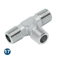 Tee Nippel BSPT Draad