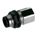 Rechte schotdoorvoer koppeling